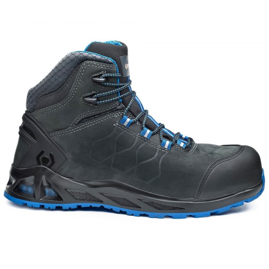 Black Safety Hiker Boot, Water-Resistant Nubuck upper