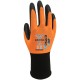 Orange Thermo Plus Fully Coated Foam Latex Grip Waterproof Gloves, WG-1855HOS U-FEEL SPE