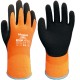 Orange Thermo Plus Fully Coated Foam Latex Grip Waterproof Gloves, WG338