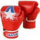 Xnature Red 4oz 6oz 8oz PU Kids Boxing Gloves, Gift Box Children Kickboxing Sparring Youth Boxing